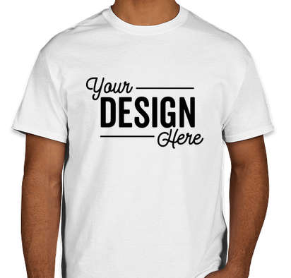 1 Color Print Short Sleeve T-shirts